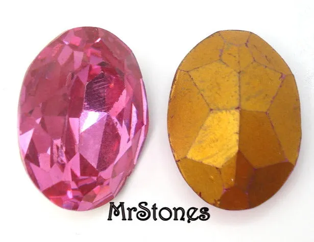 18x13mm (4130/2) TTC Rose Pink Oval Shape