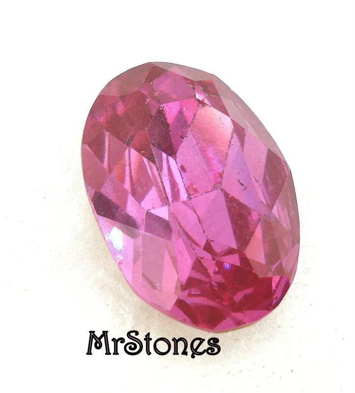18x13mm (4130/2) TTC Rose Pink Oval Shape