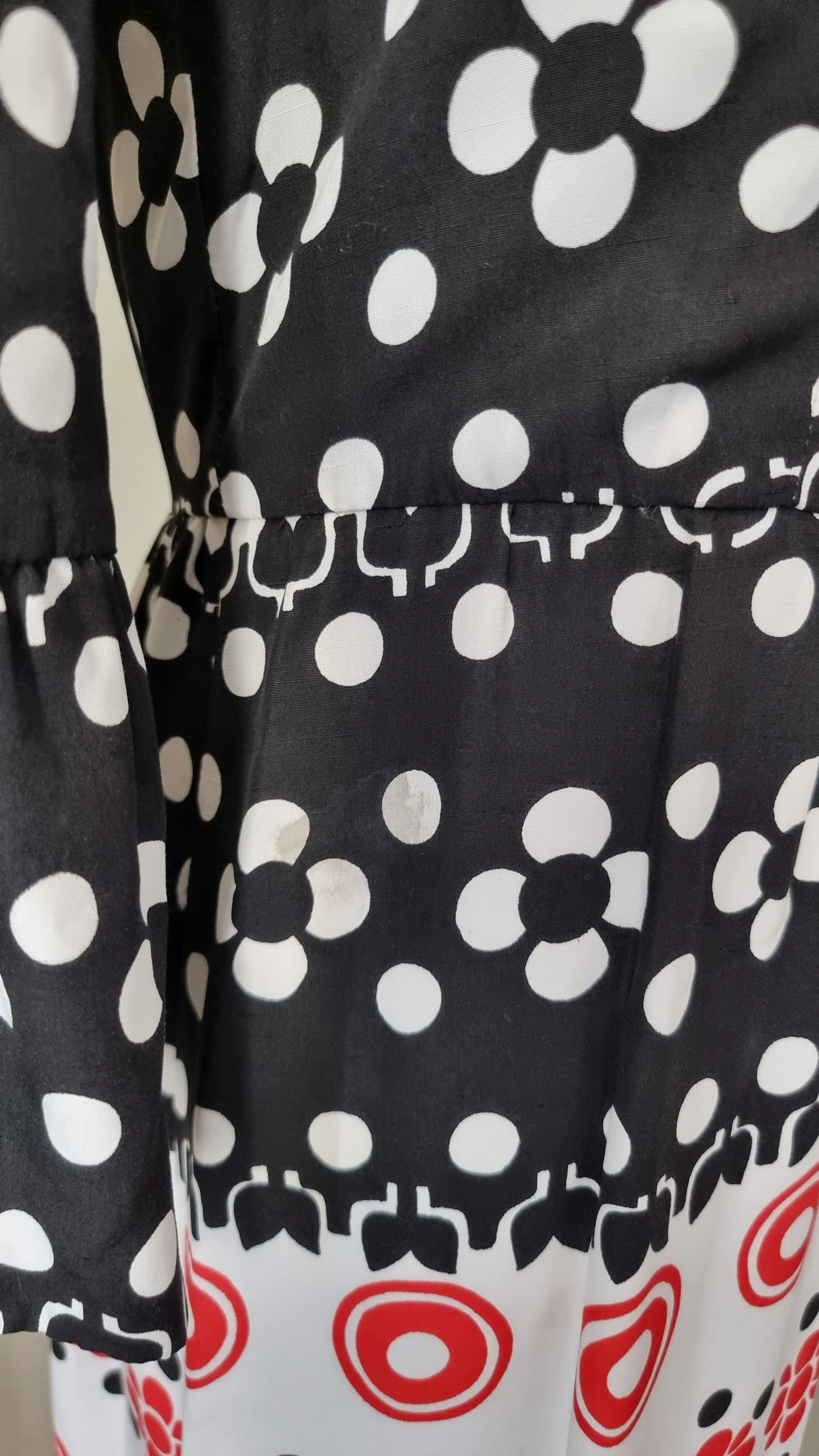 1960s Hardy Amies Maxi Dress M