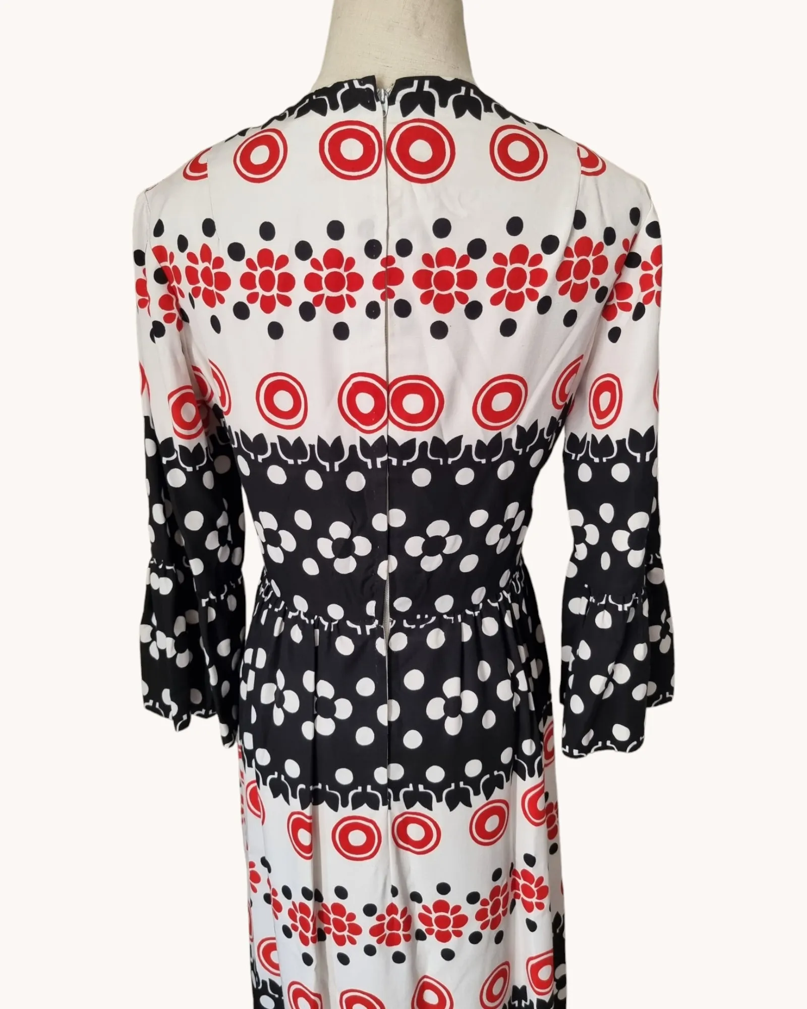 1960s Hardy Amies Maxi Dress M