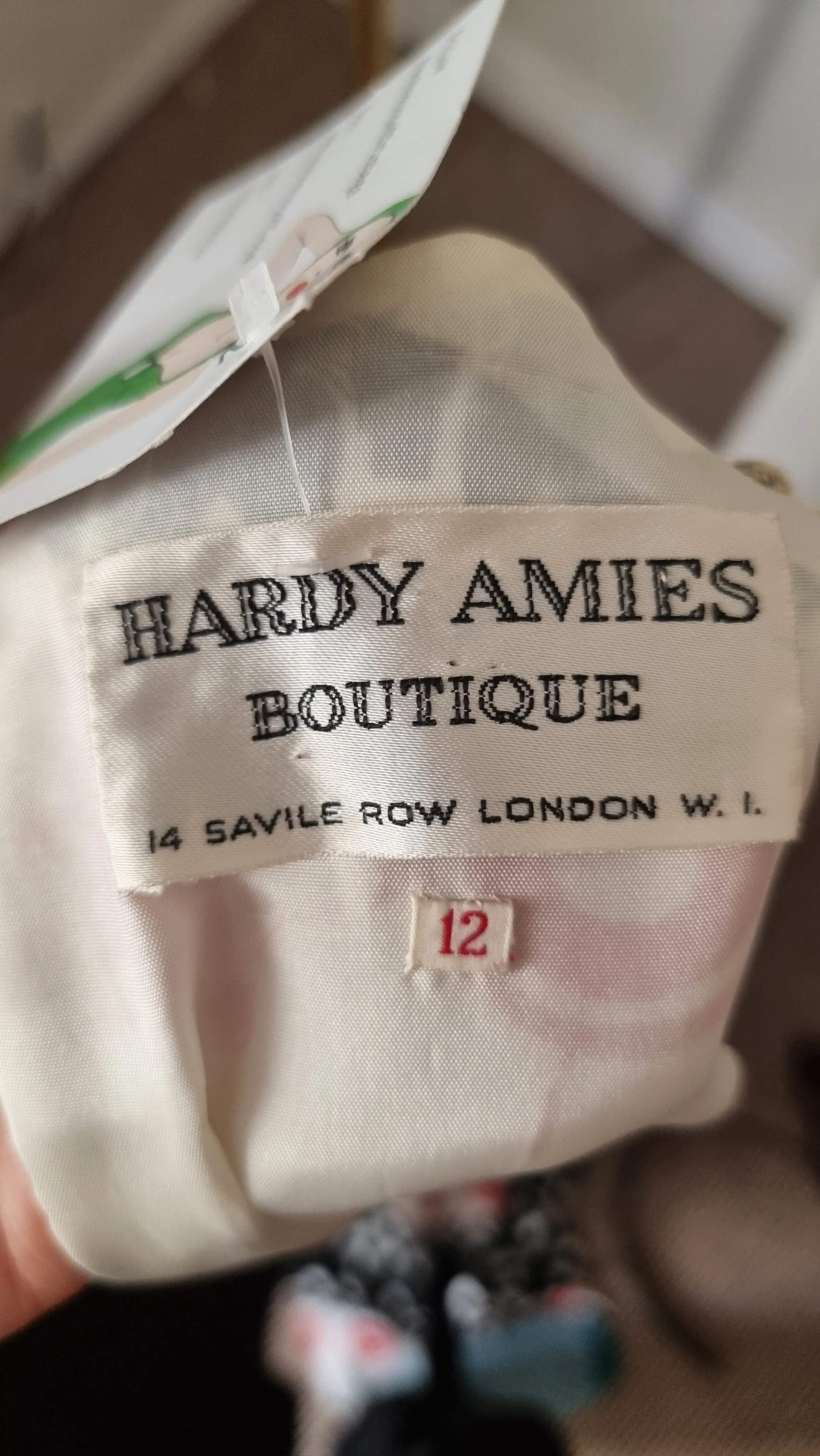 1960s Hardy Amies Maxi Dress M