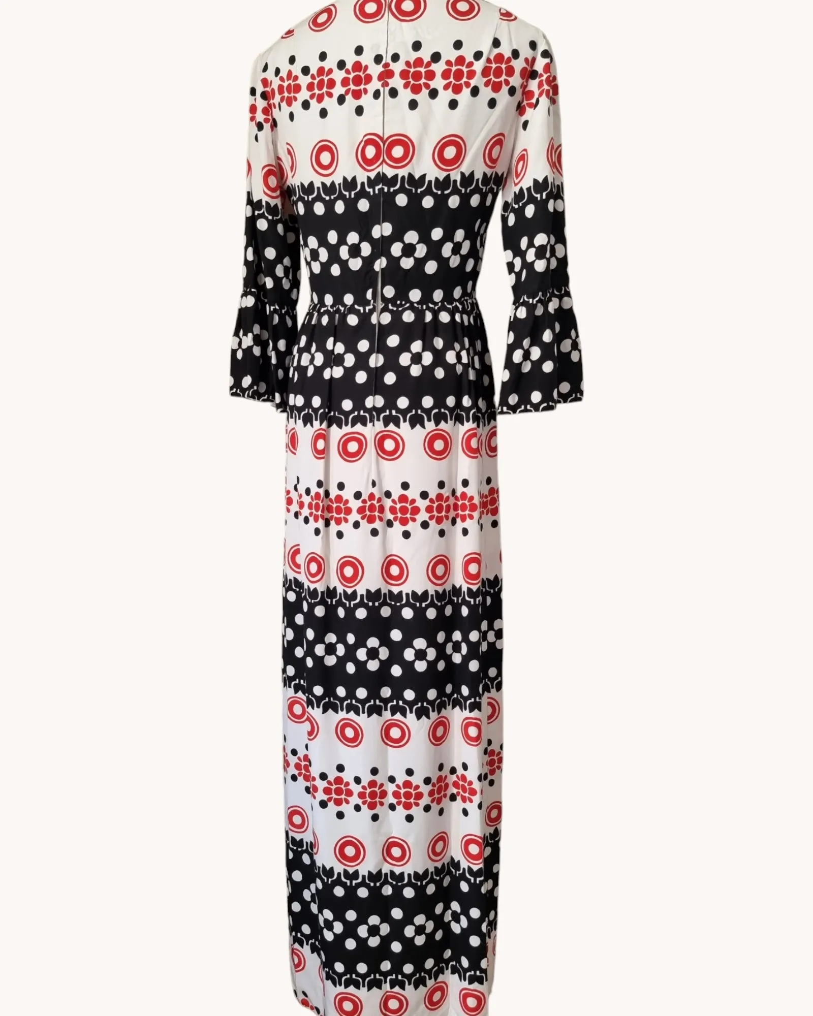 1960s Hardy Amies Maxi Dress M