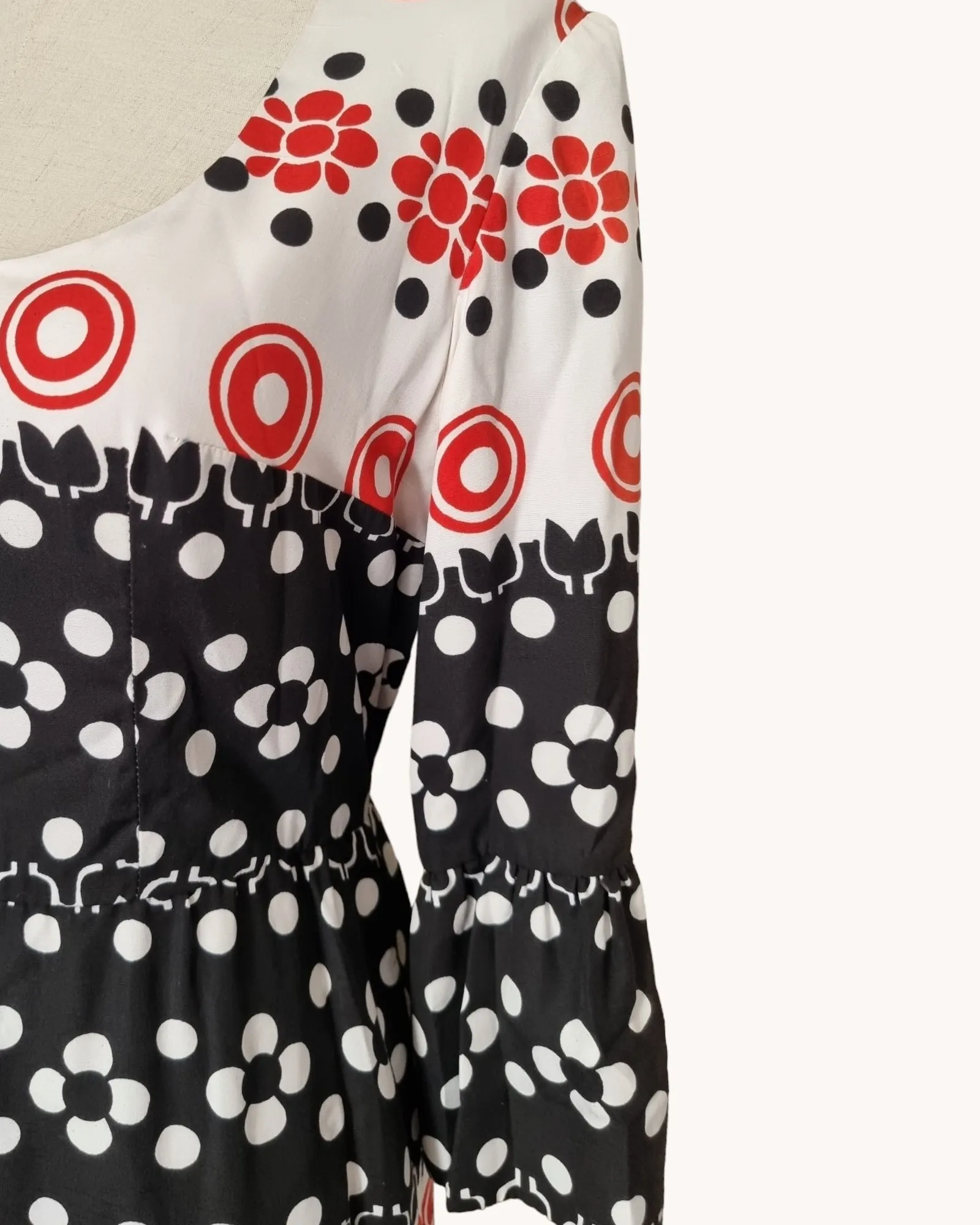 1960s Hardy Amies Maxi Dress M