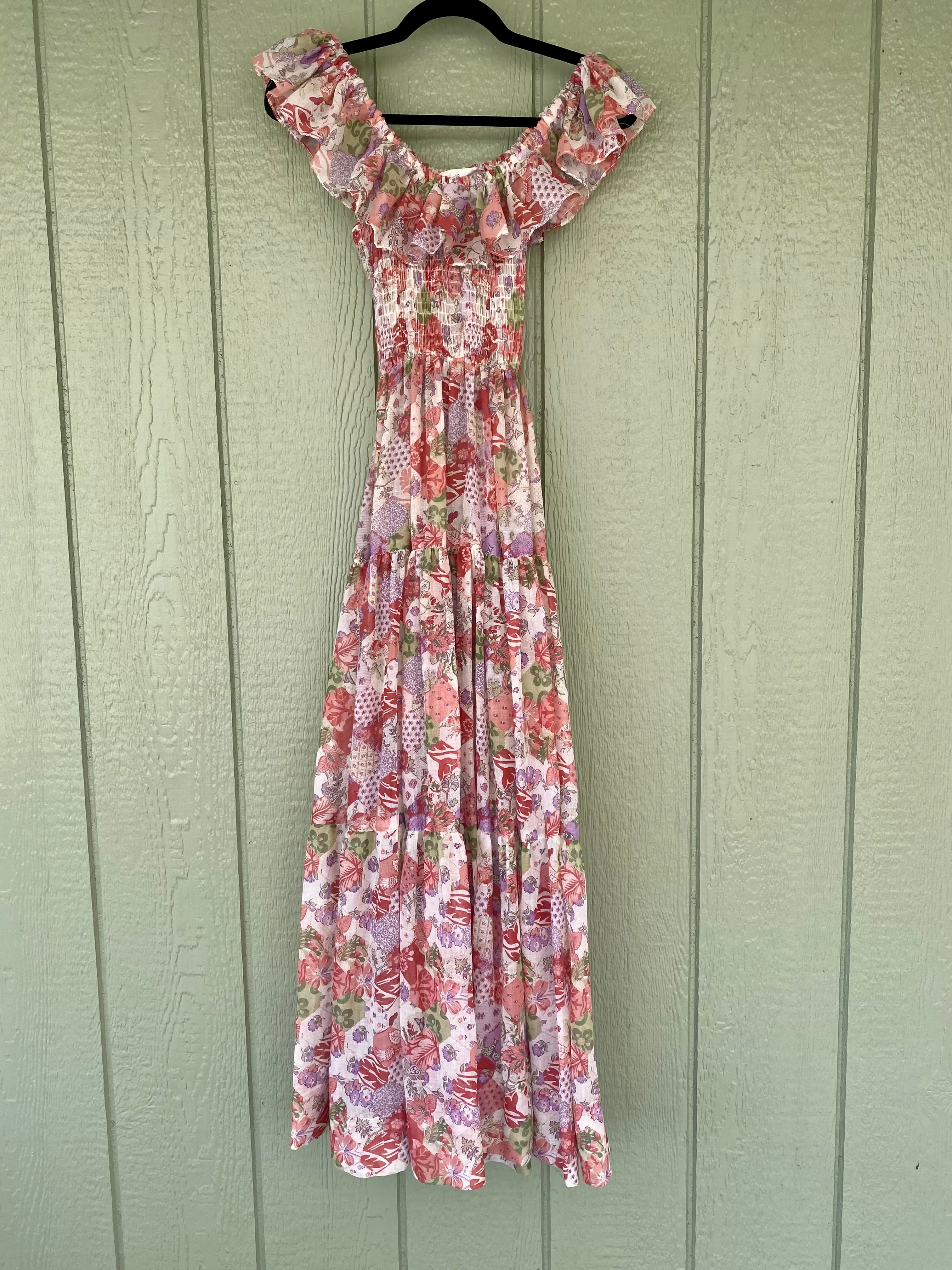 1970s Jack Kramer California floral dress