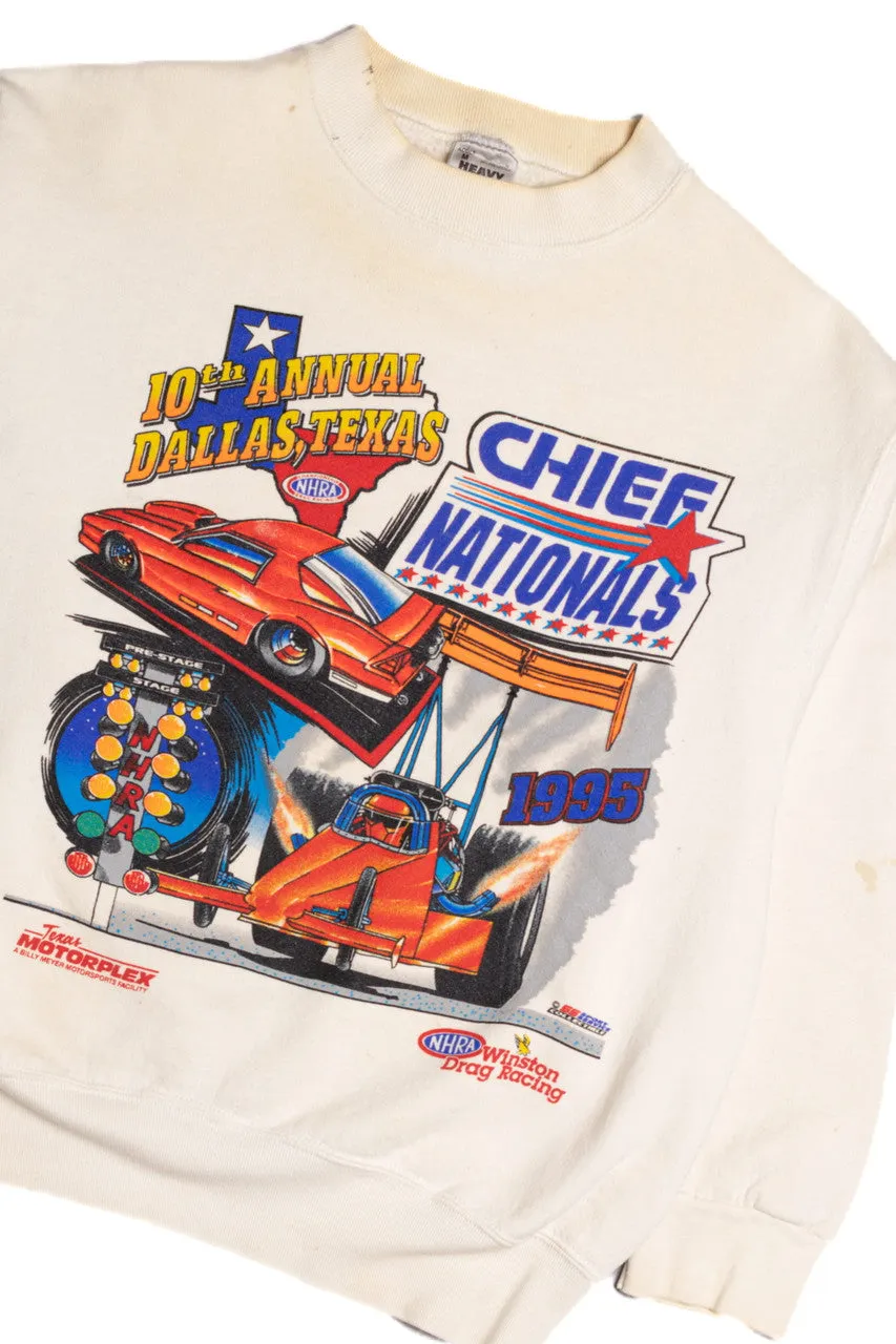 1995 Chief Nationals Drag Racing Sweatshirt
