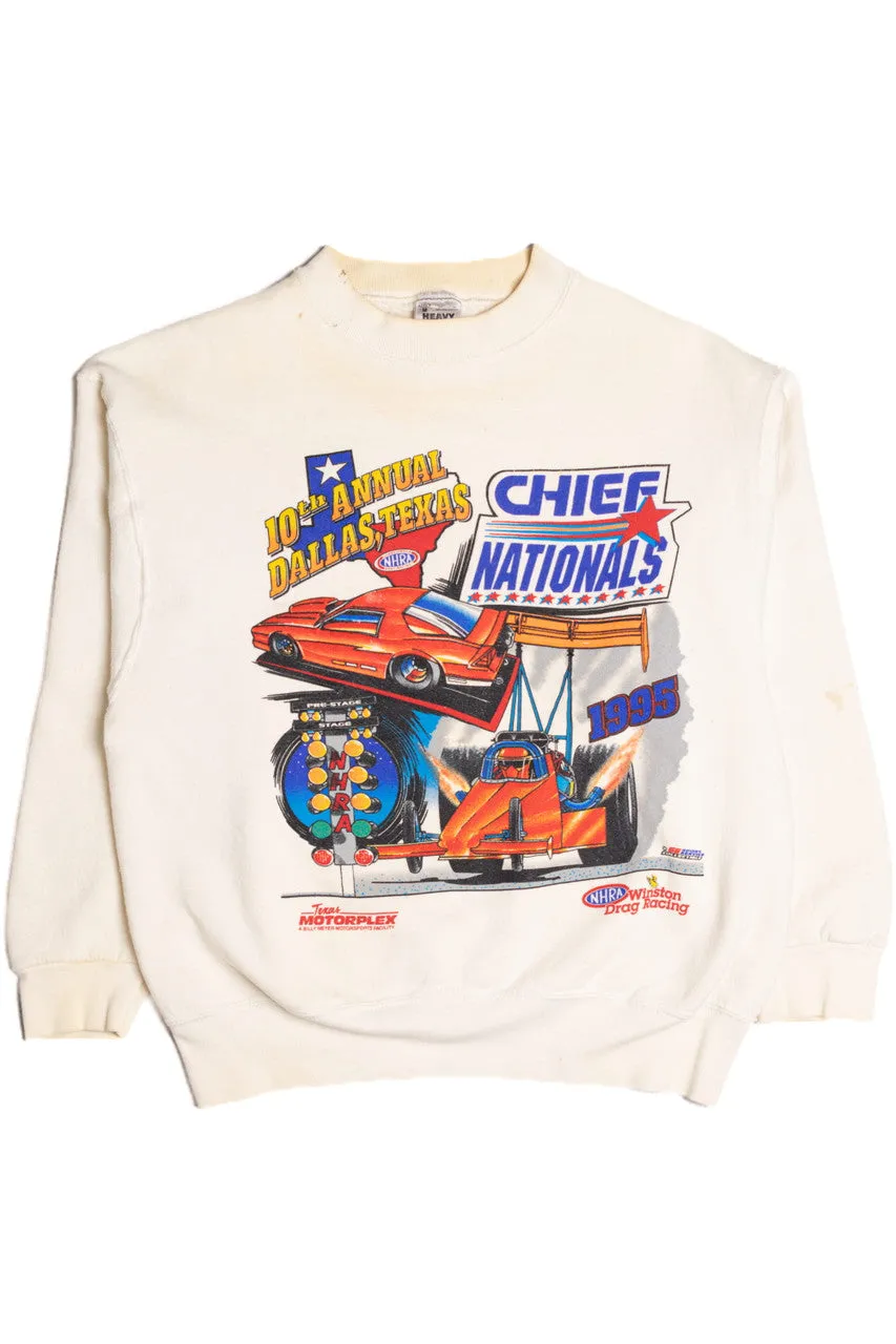 1995 Chief Nationals Drag Racing Sweatshirt