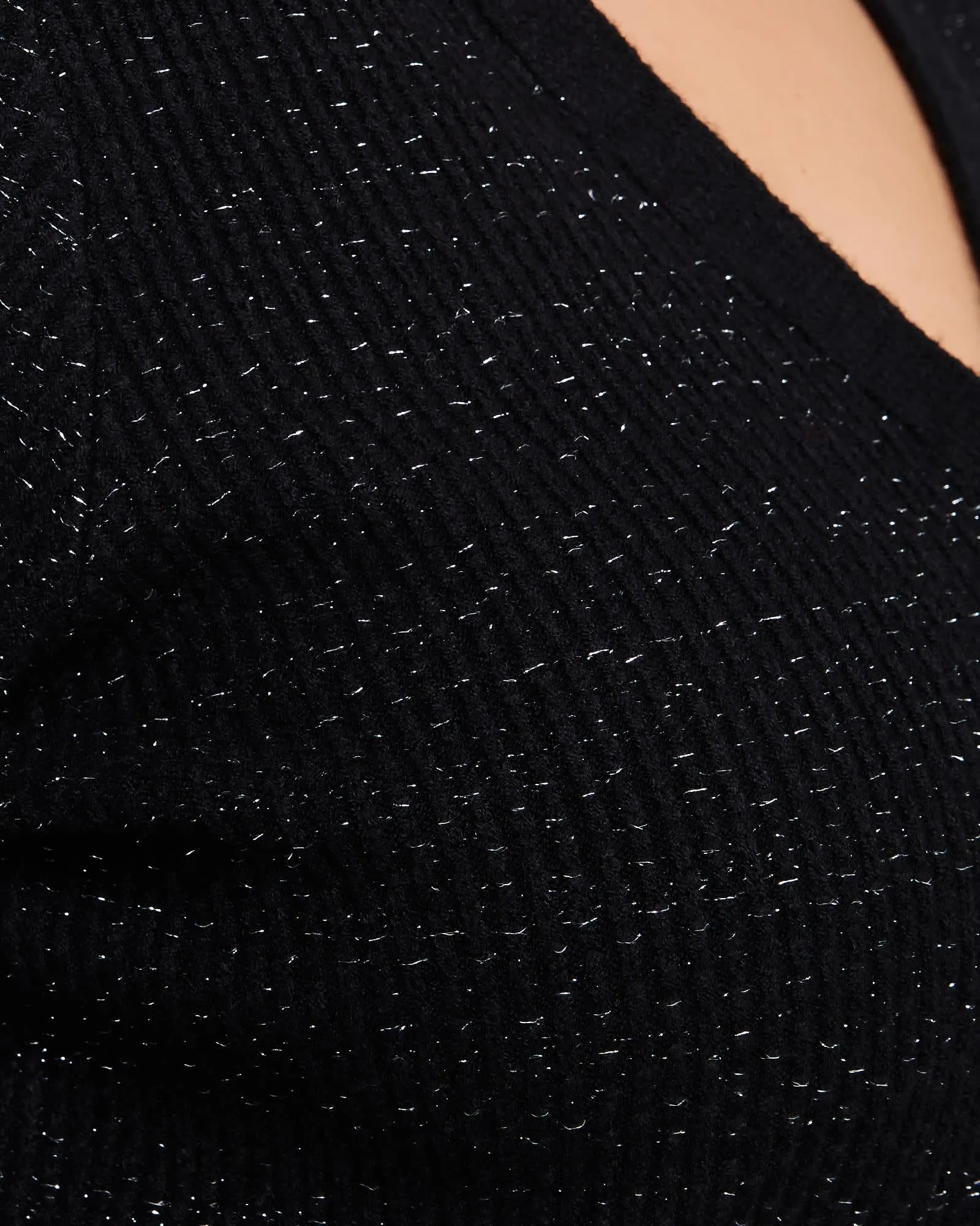 Abbey Cardigan | Black/Silver