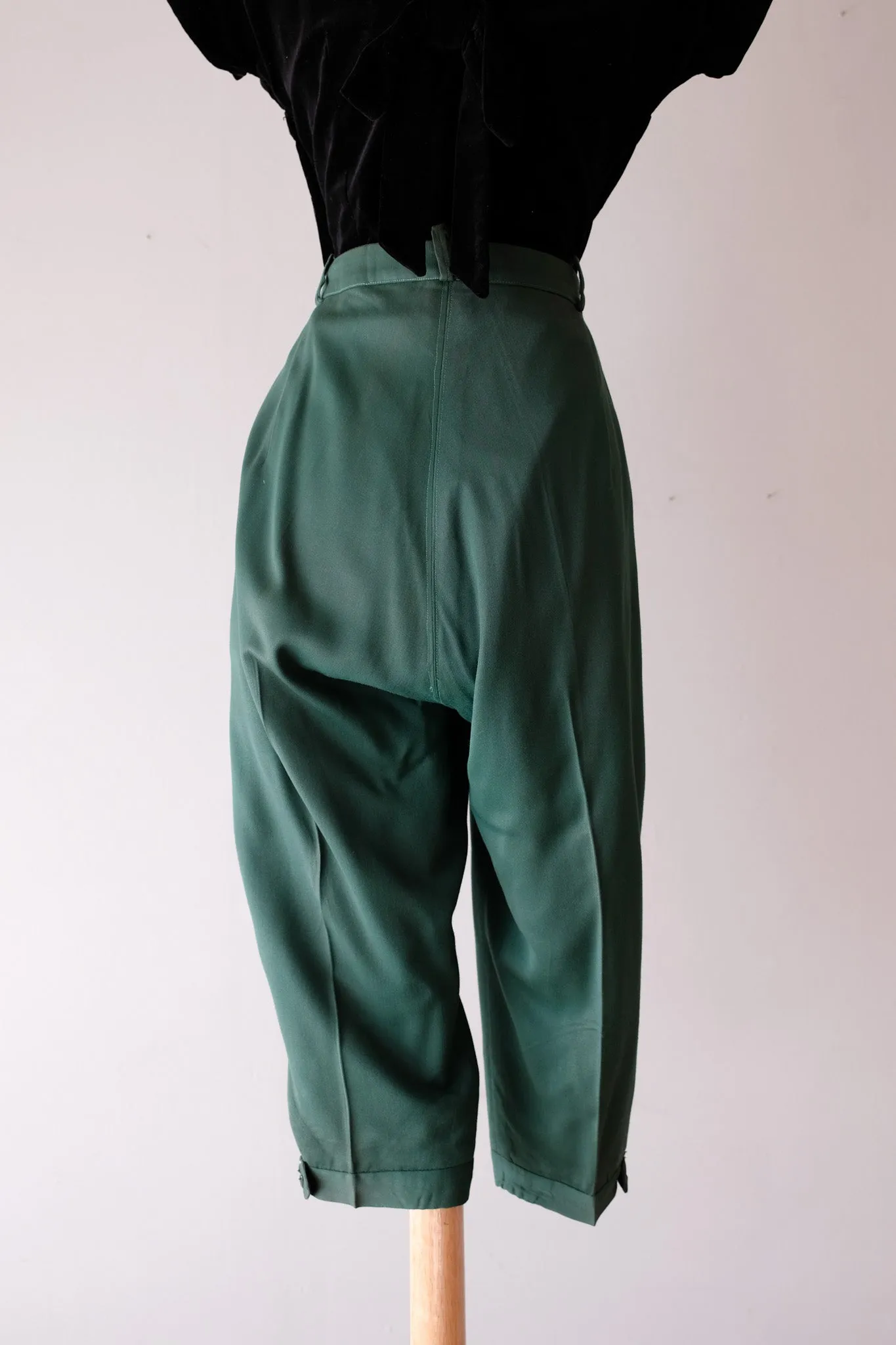 Adorable 1940’s Evergreen Gabardine  Knickers / Sz ML