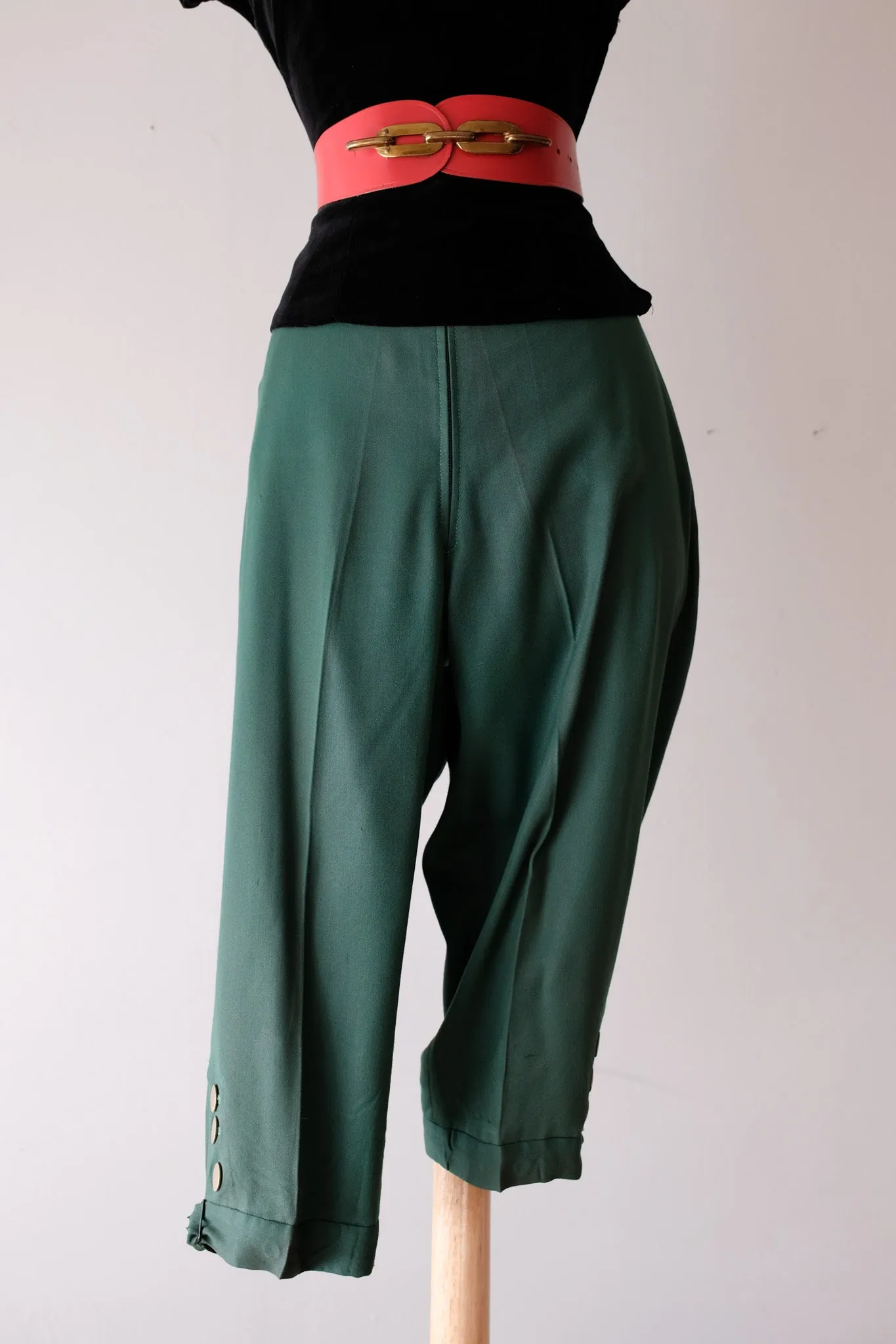 Adorable 1940’s Evergreen Gabardine  Knickers / Sz ML