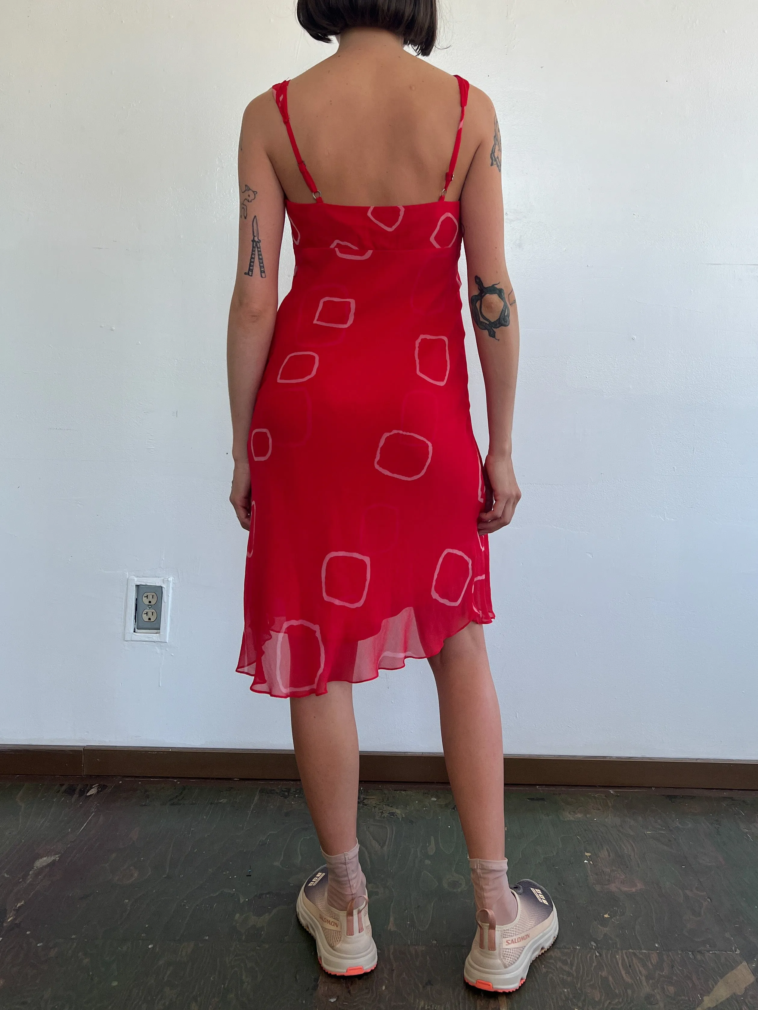 BCBG Silk Batik Dress (M)