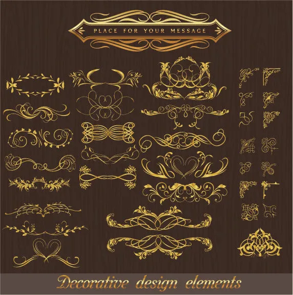 ★Best Vintage Design EPS cliparts collection V13,elegant design,vintage pattern,vector,eps,vintage design