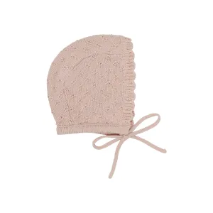 bonnet vintage knit - petal