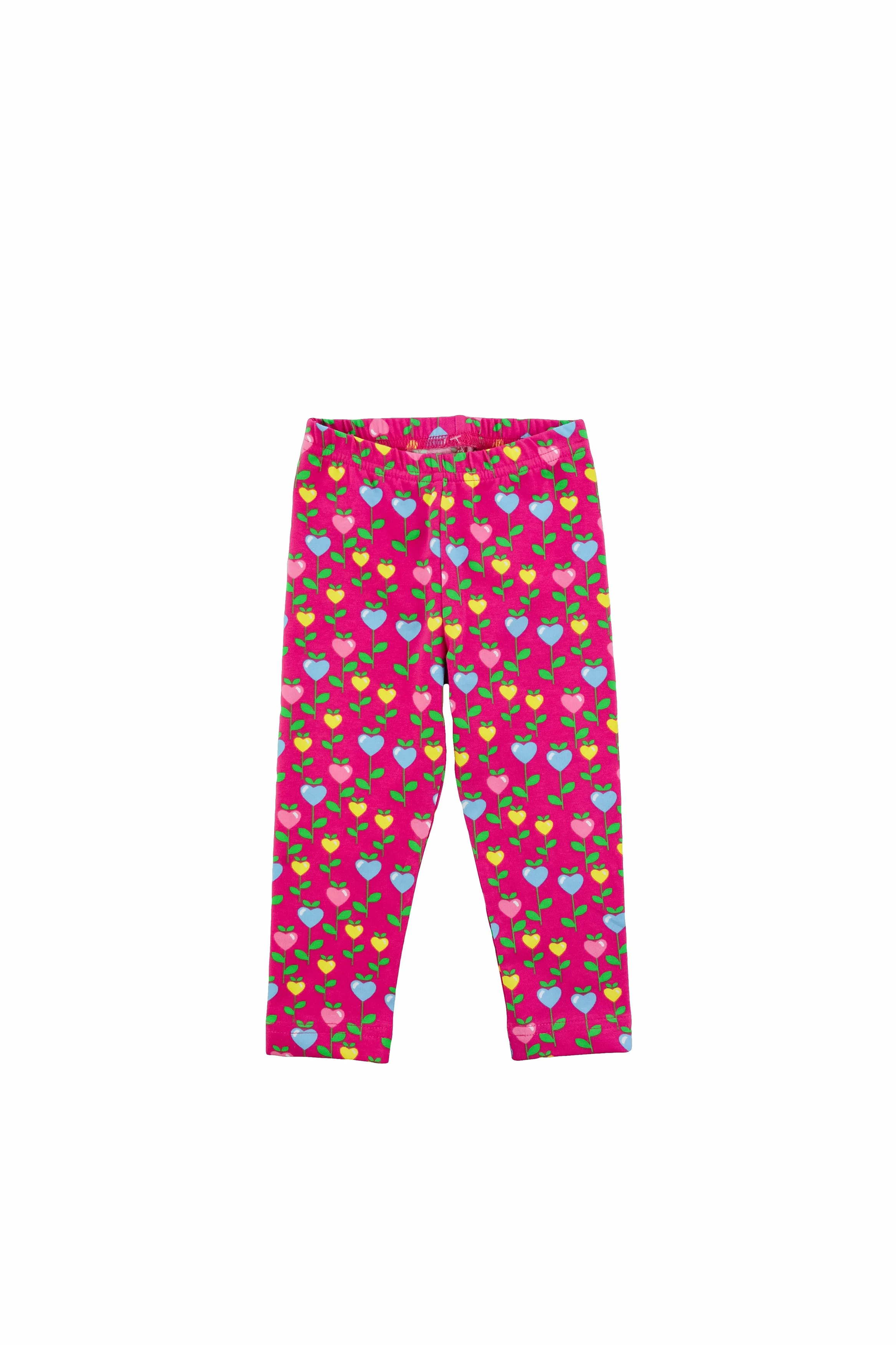 Candy Hearts Flower Print Knit Legging