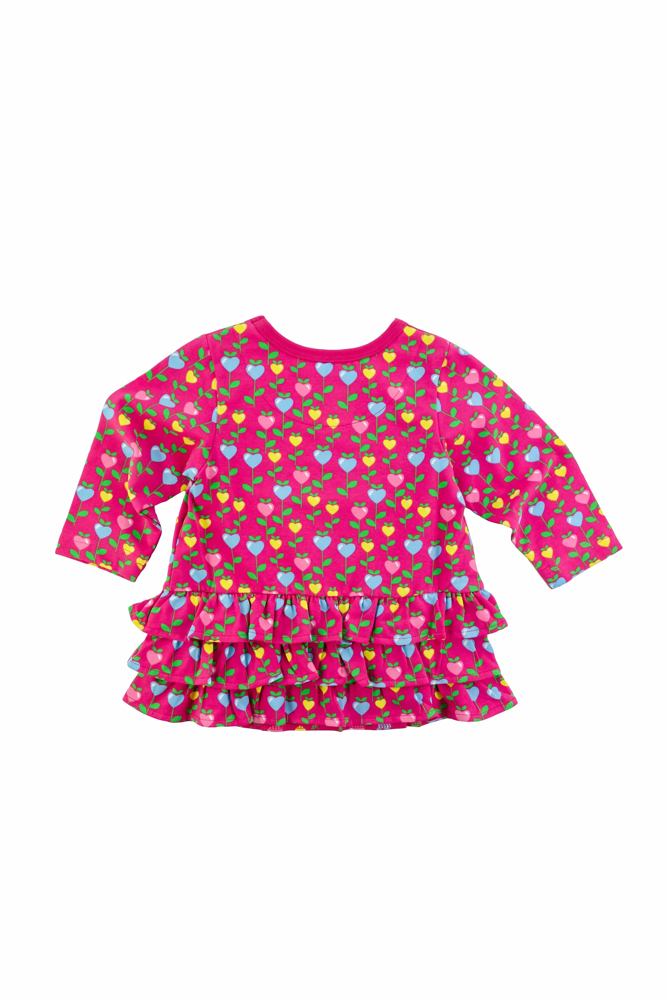 Candy Hearts Flower Print Knit Tunic