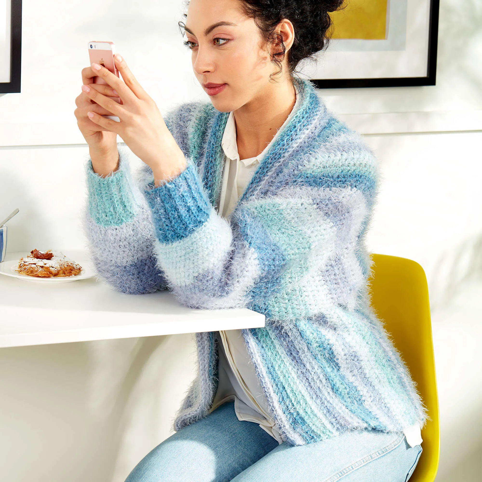 Caron Cuff To Cuff Crochet Cardigan