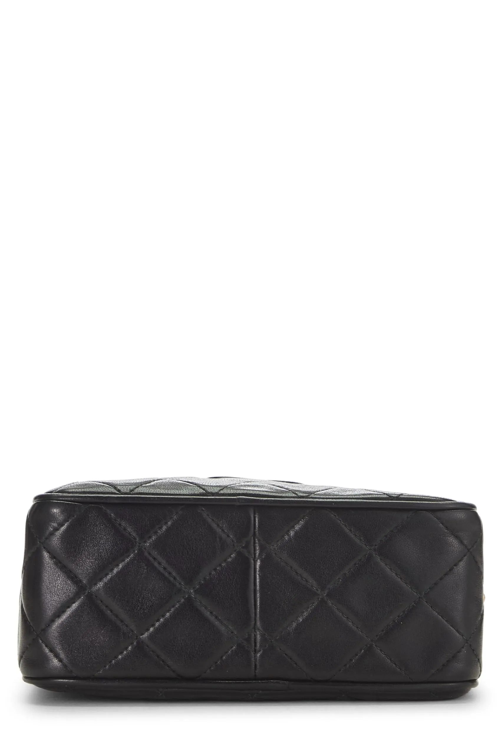 Chanel,  Black Lambskin 'CC' Camera Bag Mini, Black