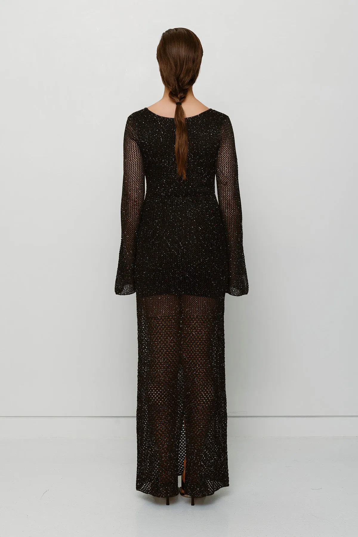 Coi Sequin Dress - Noir