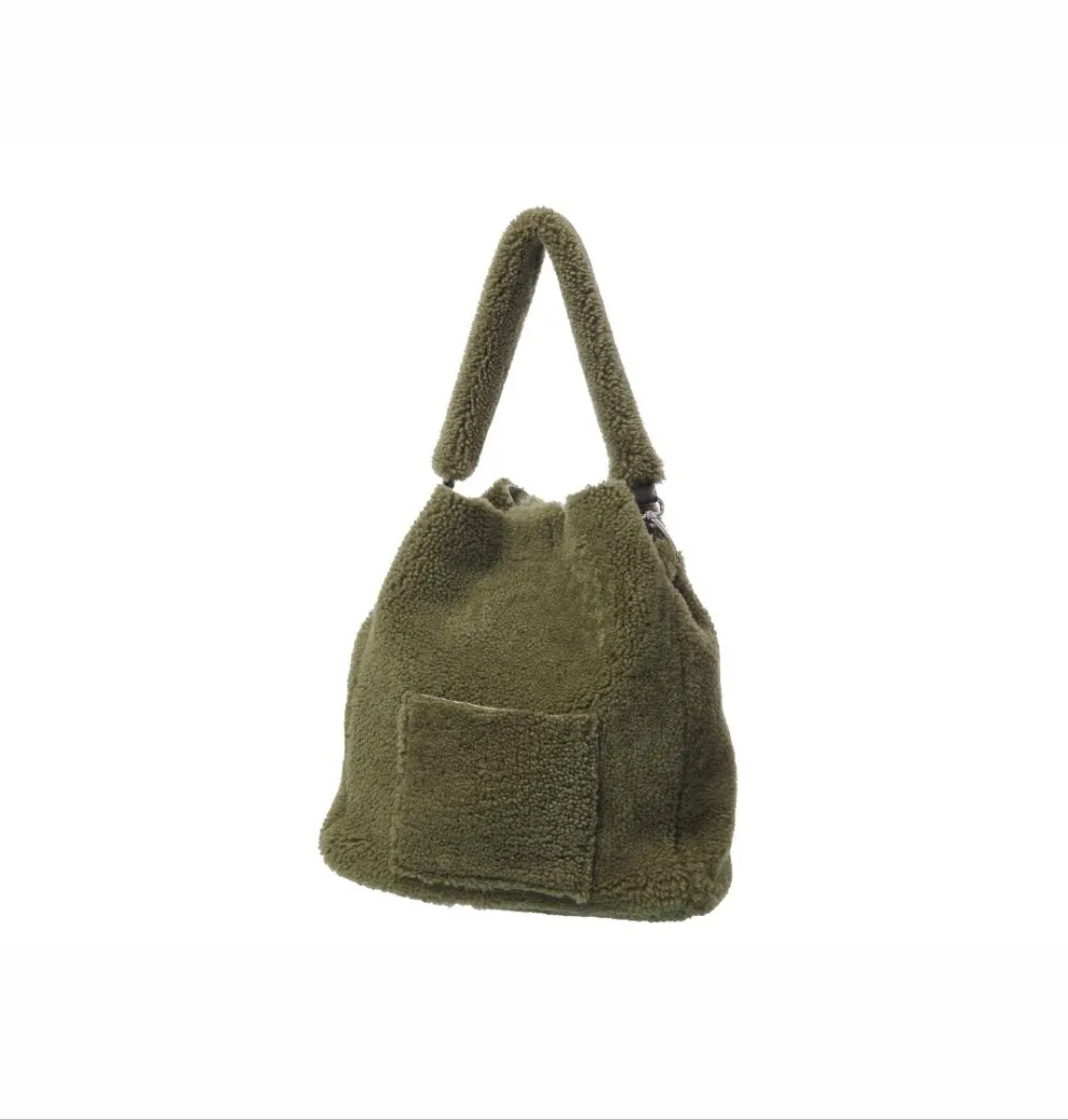 Cosy Shopper Handbag - olive