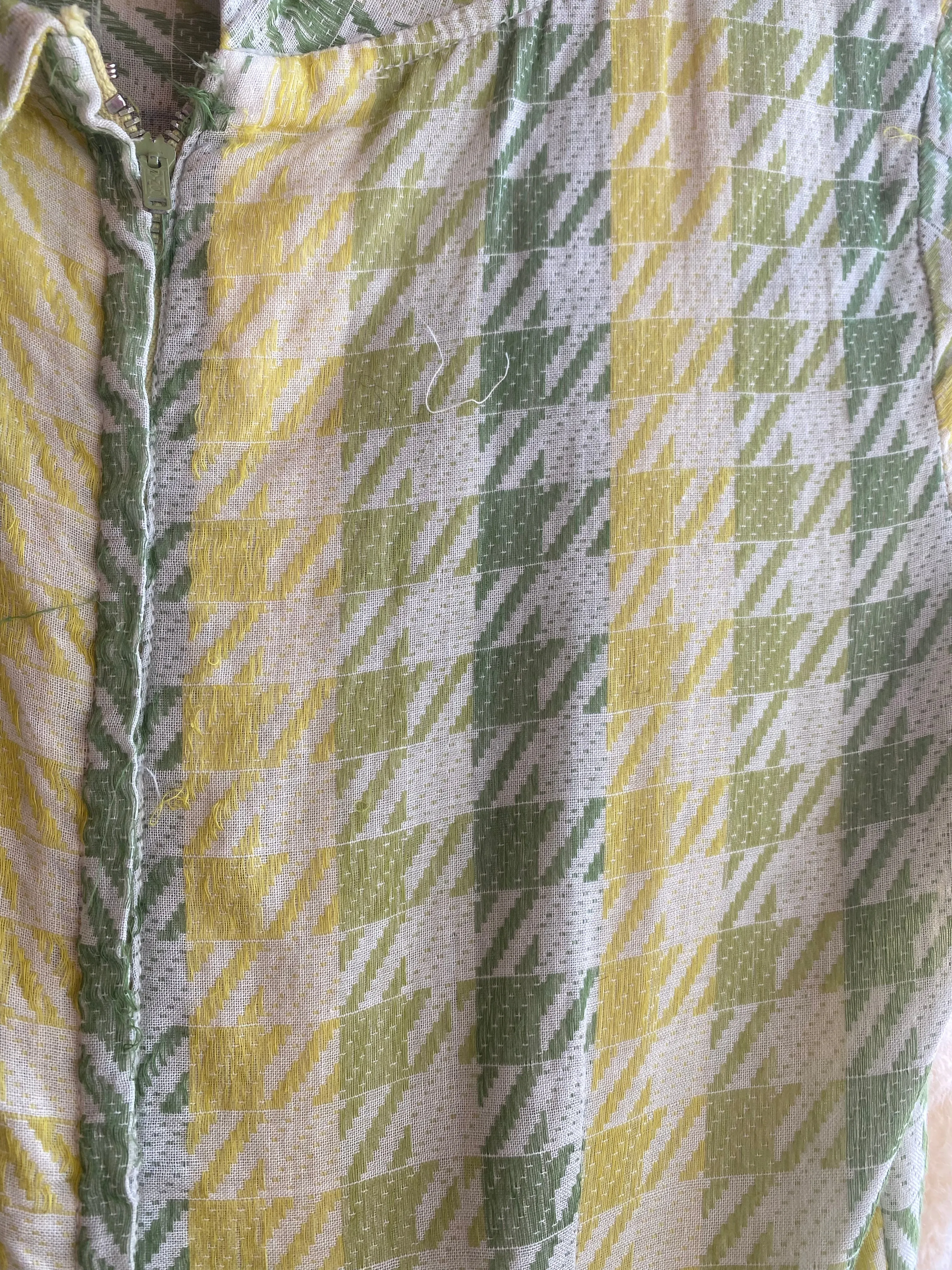 Darling 1950's Ombre Green Day Dress / Petite XS