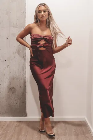 DEAL The Girls Have Arrived Strapless Maxi Dress