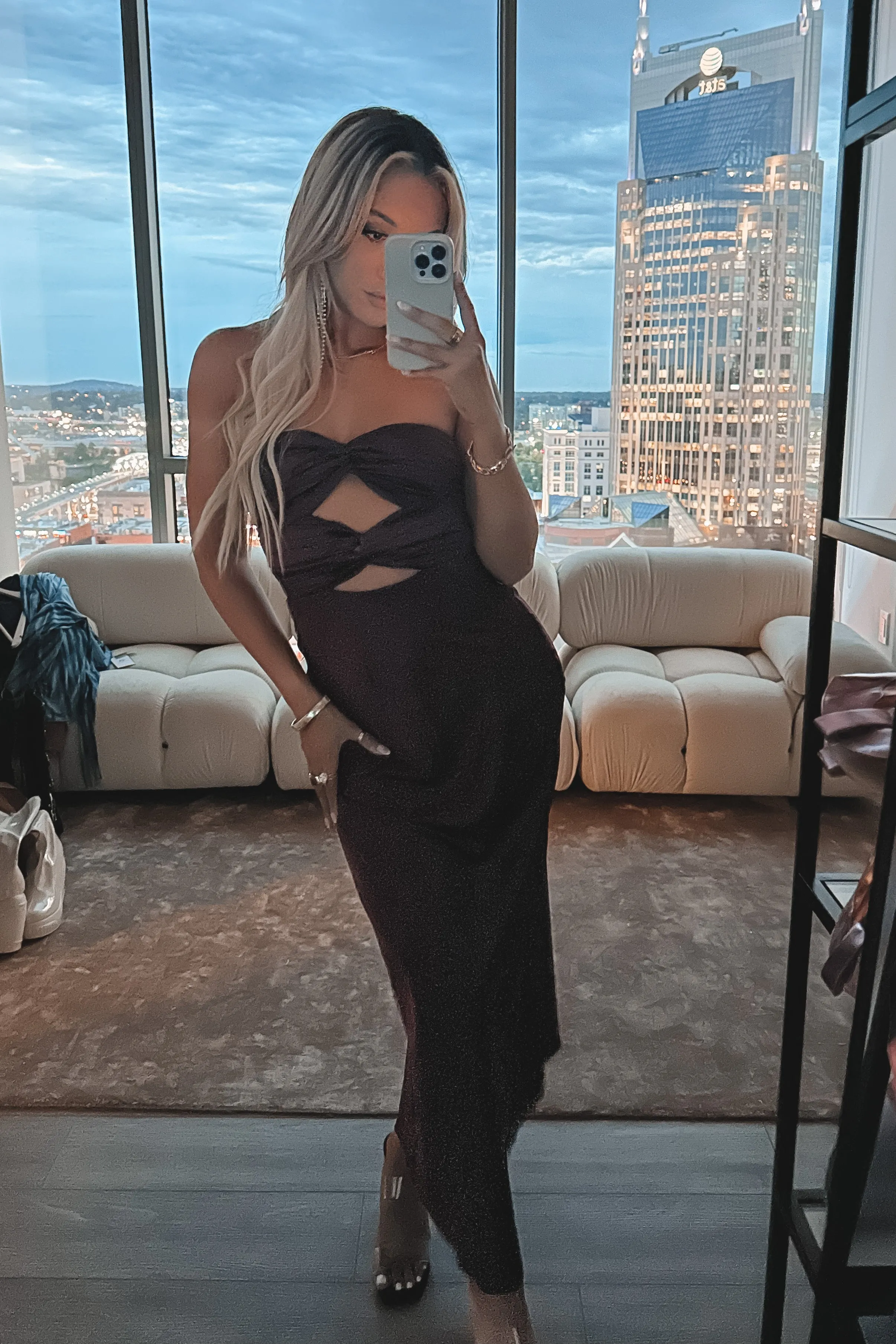 DEAL The Girls Have Arrived Strapless Maxi Dress