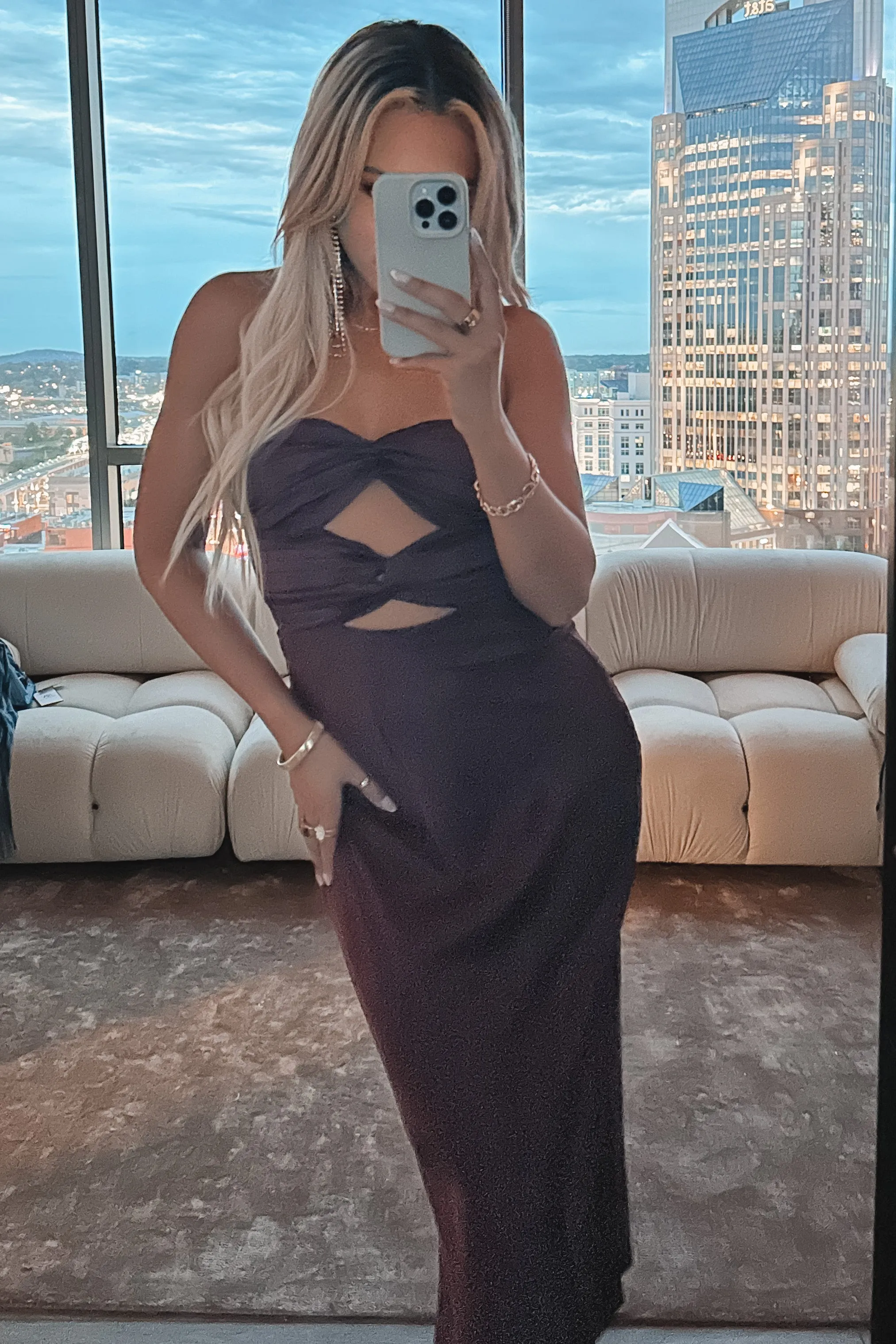 DEAL The Girls Have Arrived Strapless Maxi Dress
