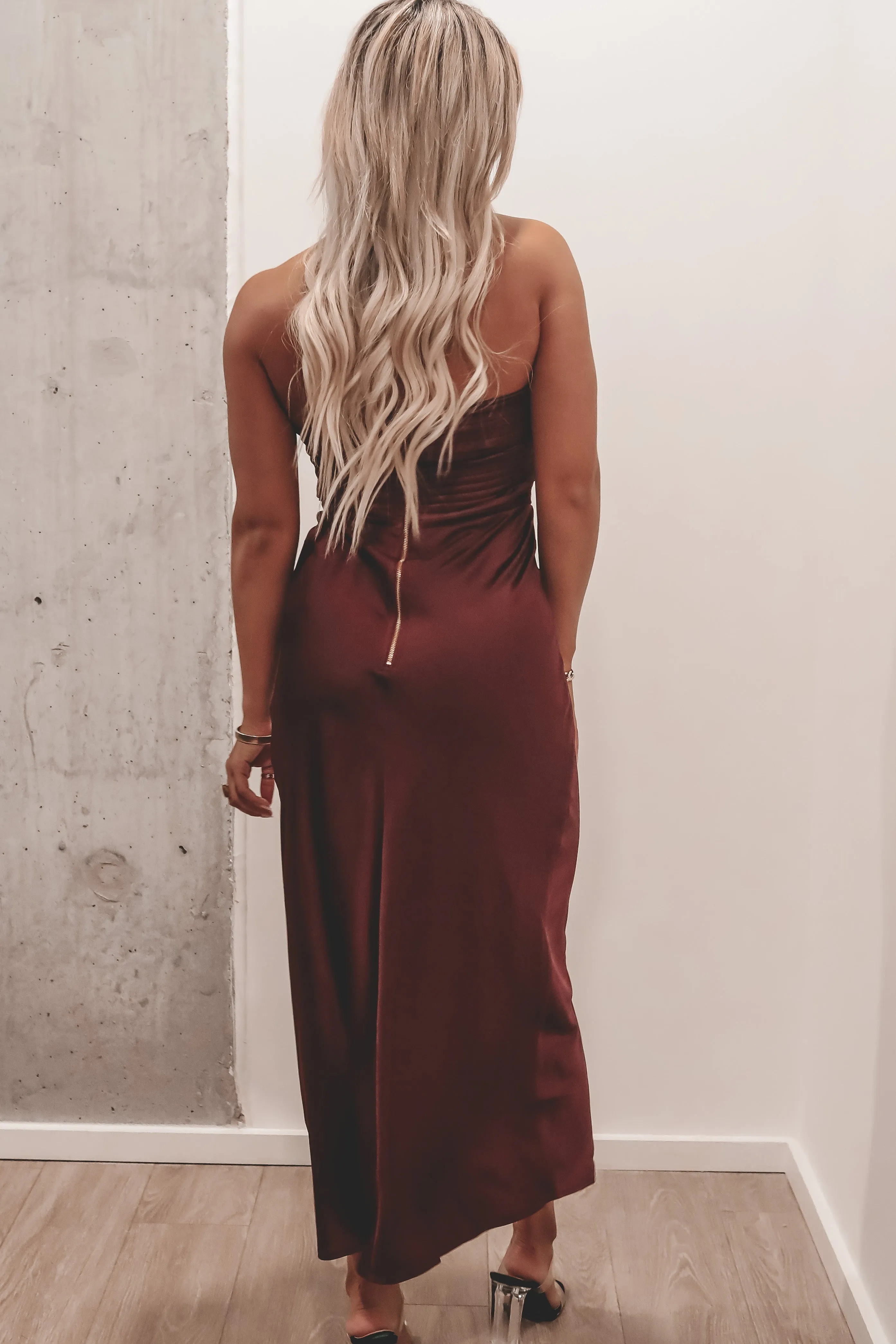DEAL The Girls Have Arrived Strapless Maxi Dress
