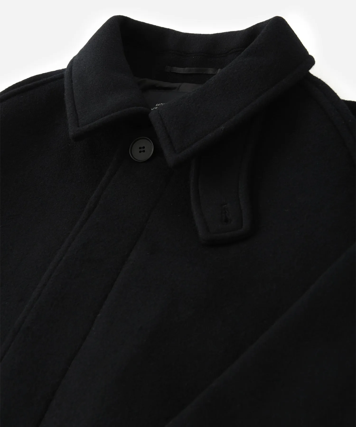 Double Weave Wool Overcoat
