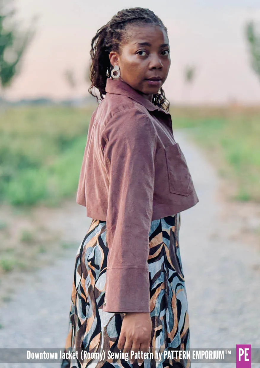 Downtown Jacket | Regular & Roomy Sewing Pattern