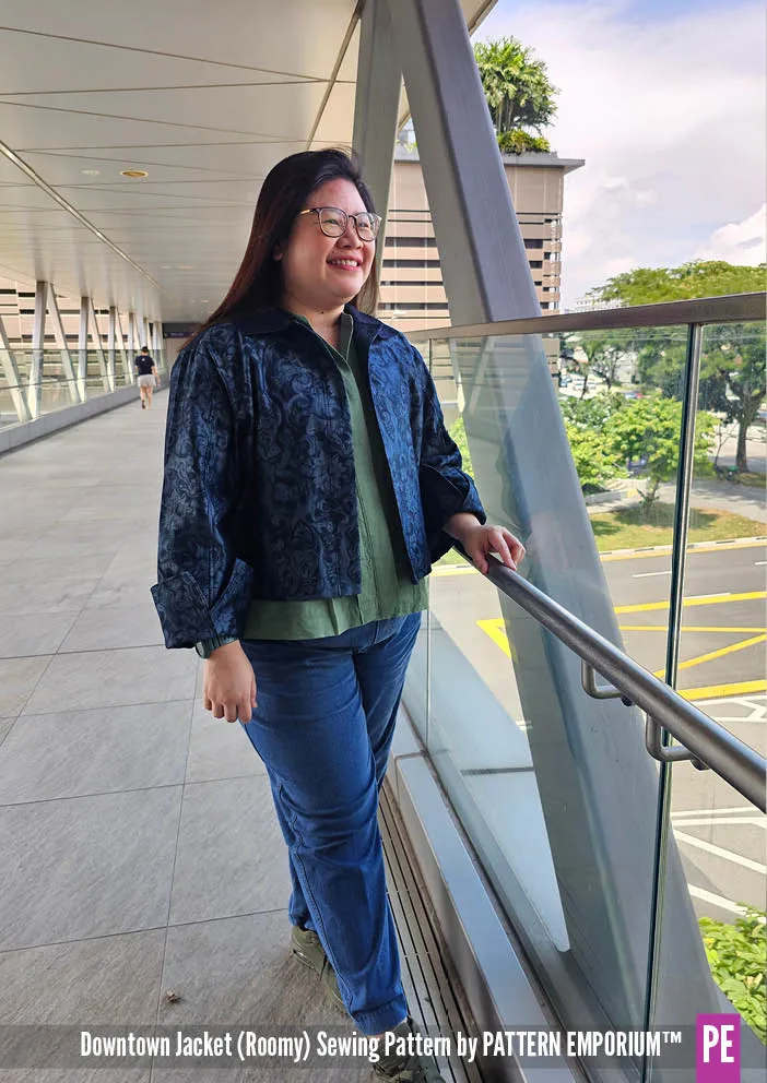 Downtown Jacket | Regular & Roomy Sewing Pattern