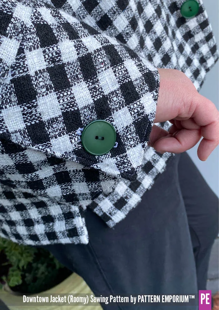 Downtown Jacket | Regular & Roomy Sewing Pattern