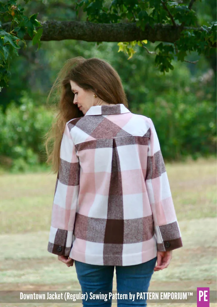 Downtown Jacket | Regular & Roomy Sewing Pattern