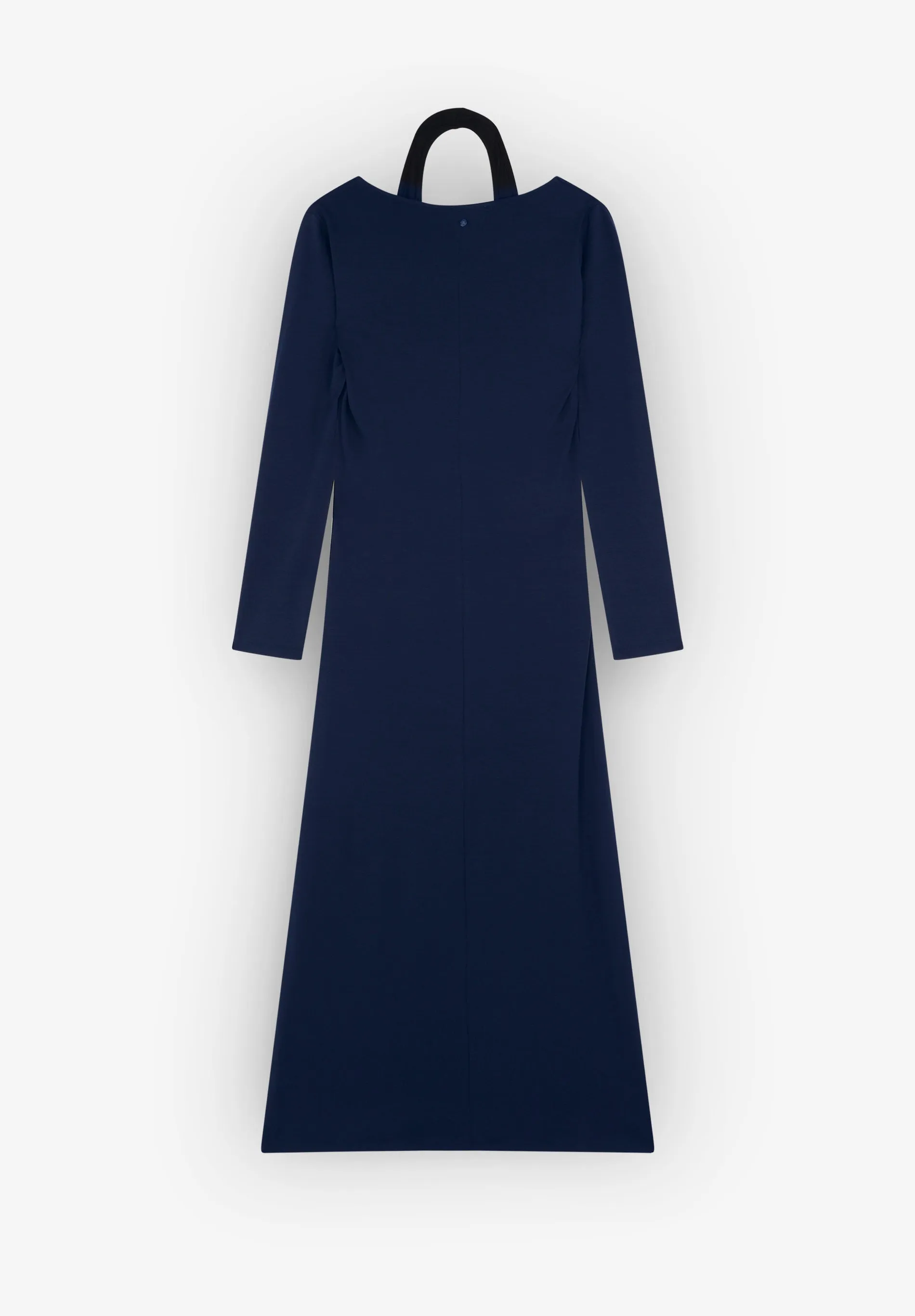 DRESS WITH STRAPS ON THE NECKLINE