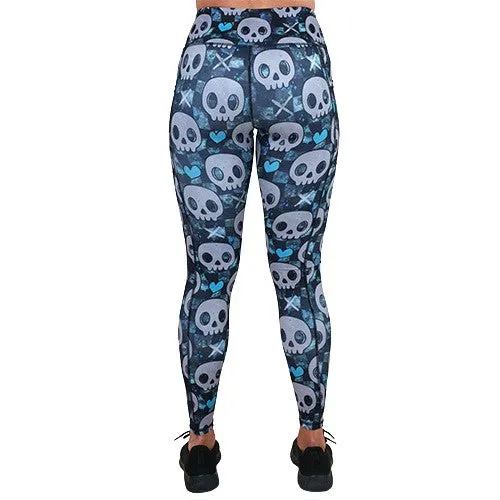 Emo Skulls Leggings
