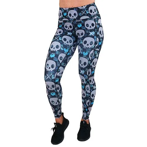Emo Skulls Leggings