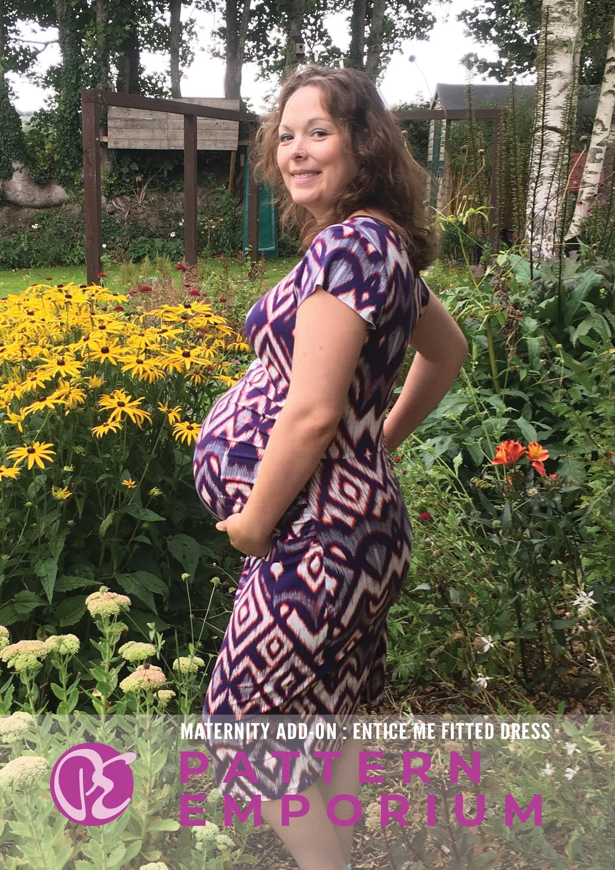 Entice Me Dress | Maternity Add-On Sewing Pattern