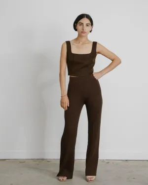 Enzo Knit Pants in Cocoa
