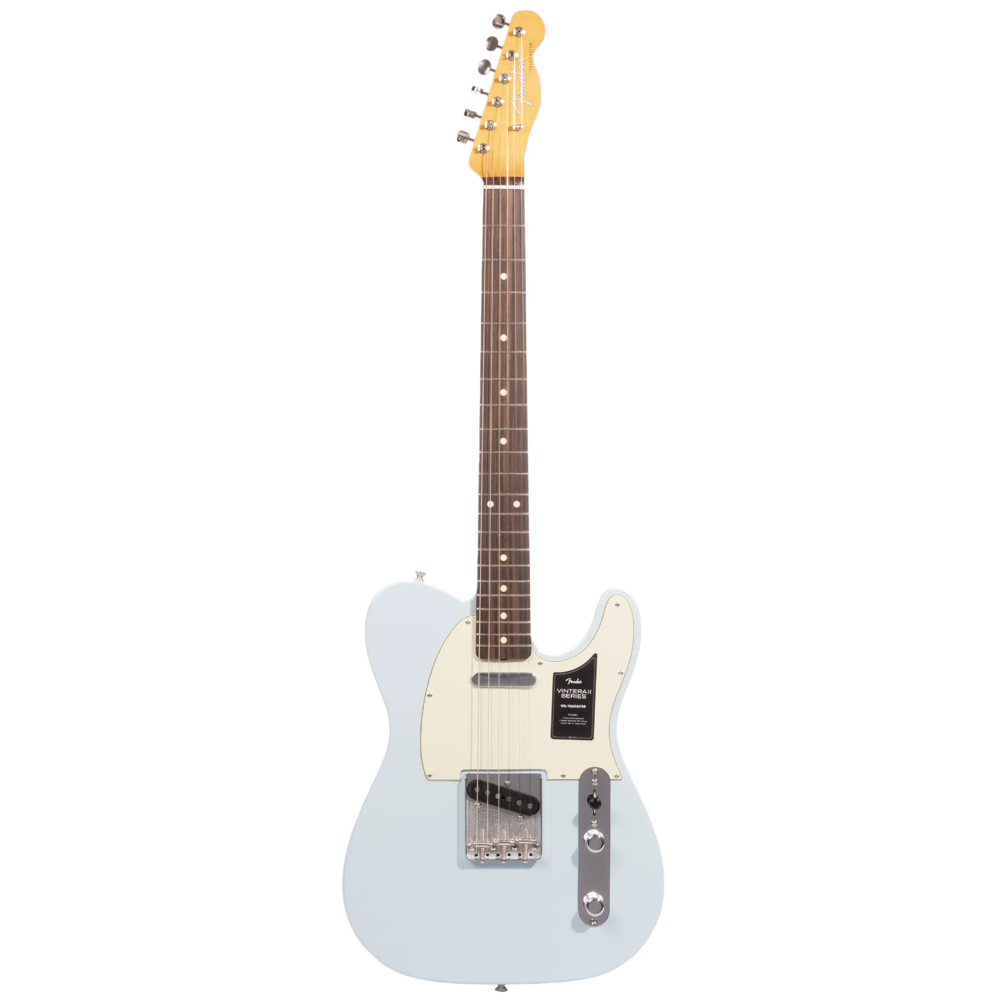 Fender Vintera II ‘60s Telecaster Electric Guitar, Rosewood Fingerboard, Sonic Blue