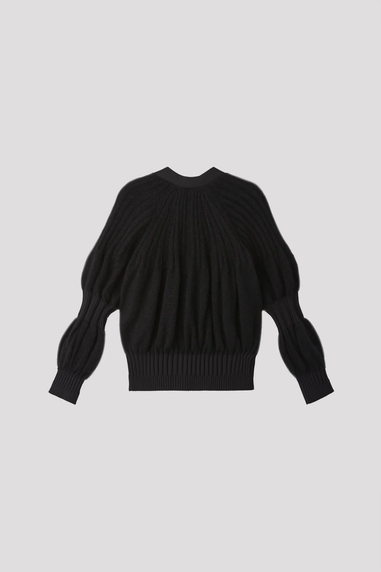 FLUTED MOHAIR CARDIGAN