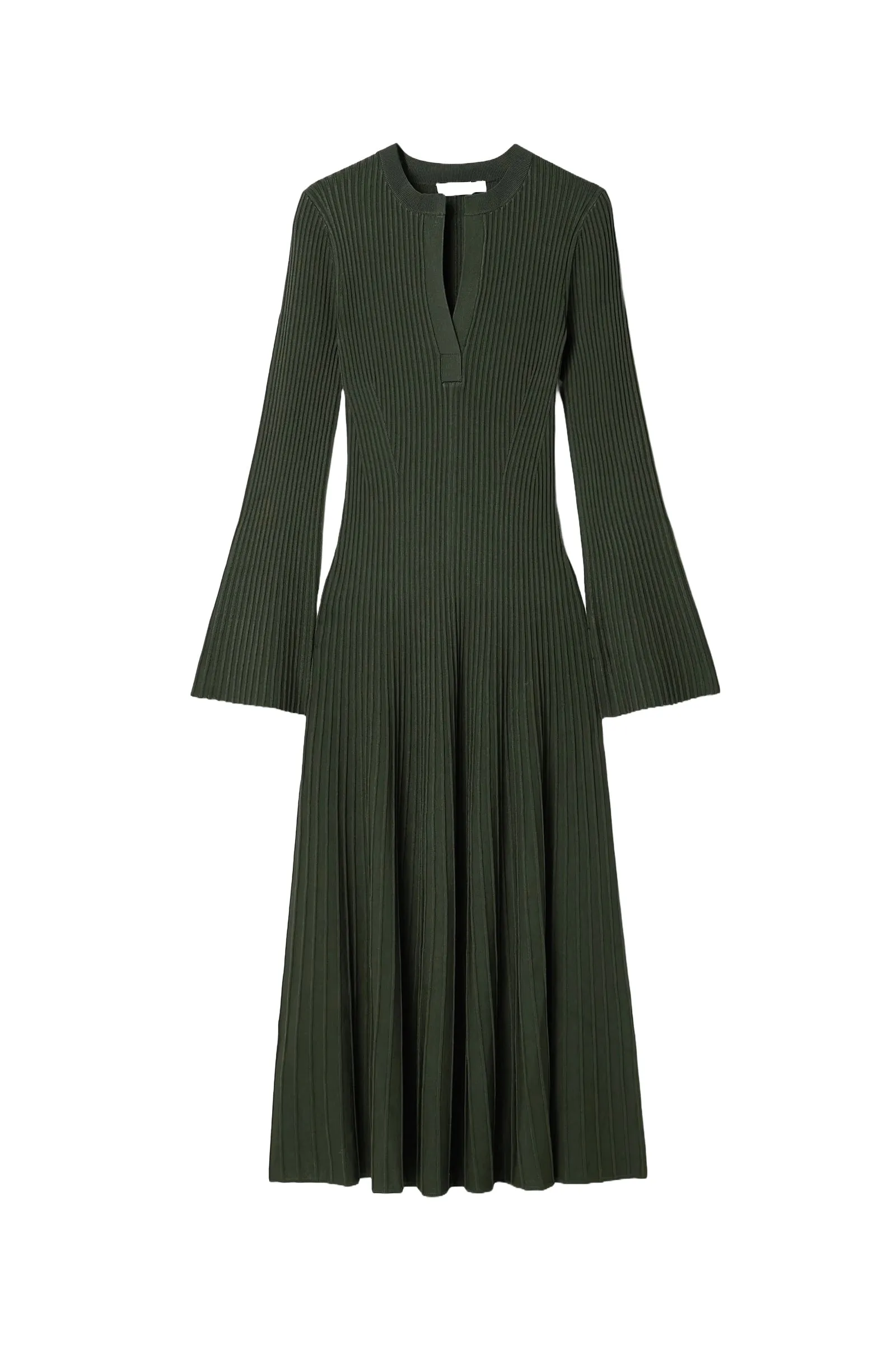 Genna Ribbed-Knit Midi Dress