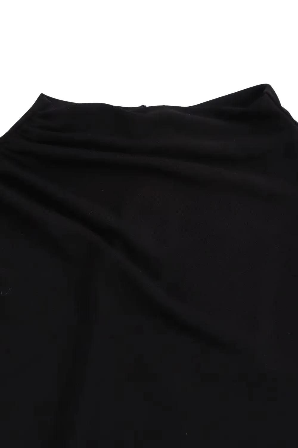 'Jade' Draped Pleated Dress with Belt
