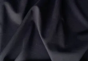 Jet Black Rayon & Poliamide Knit