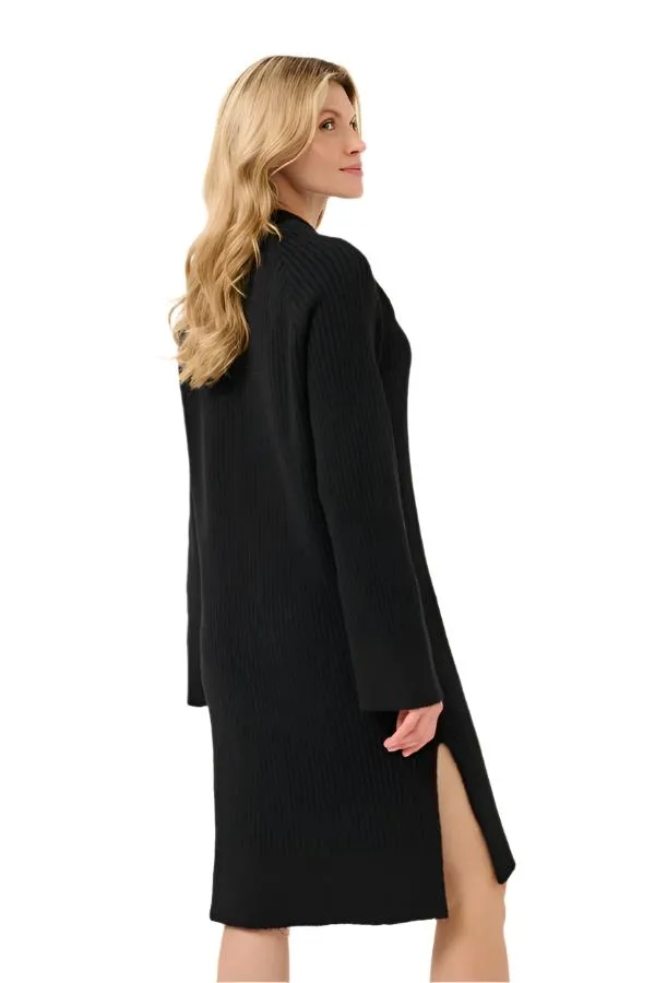 Kaffe Womens Rinya Knit Dress Black Deep