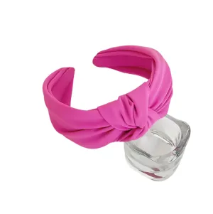Knit Cotton Knot Headband - Color Options