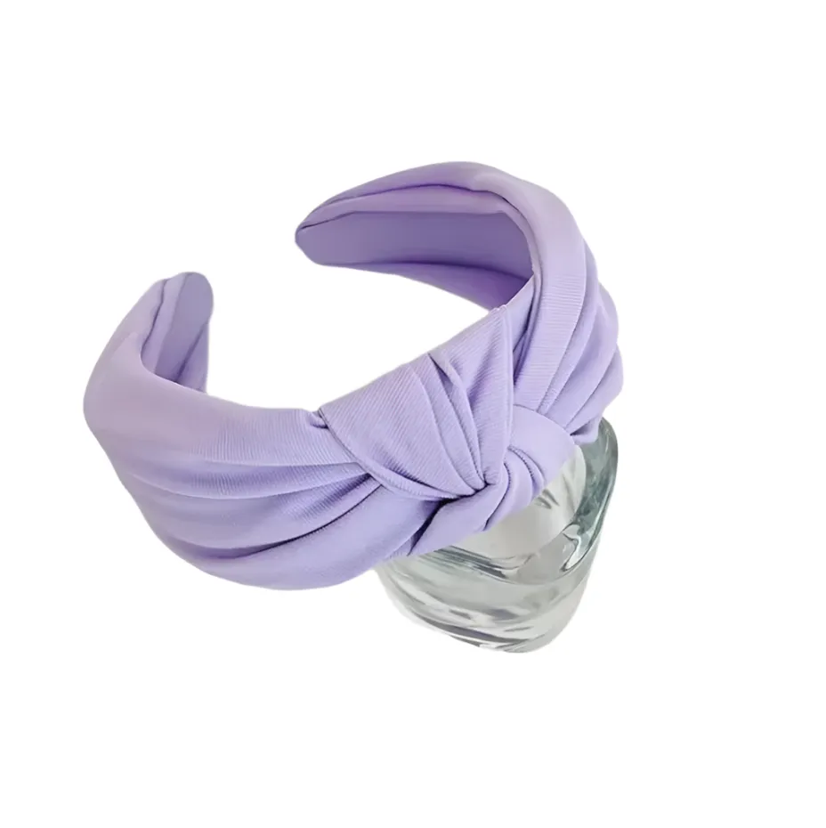 Knit Cotton Knot Headband - Color Options