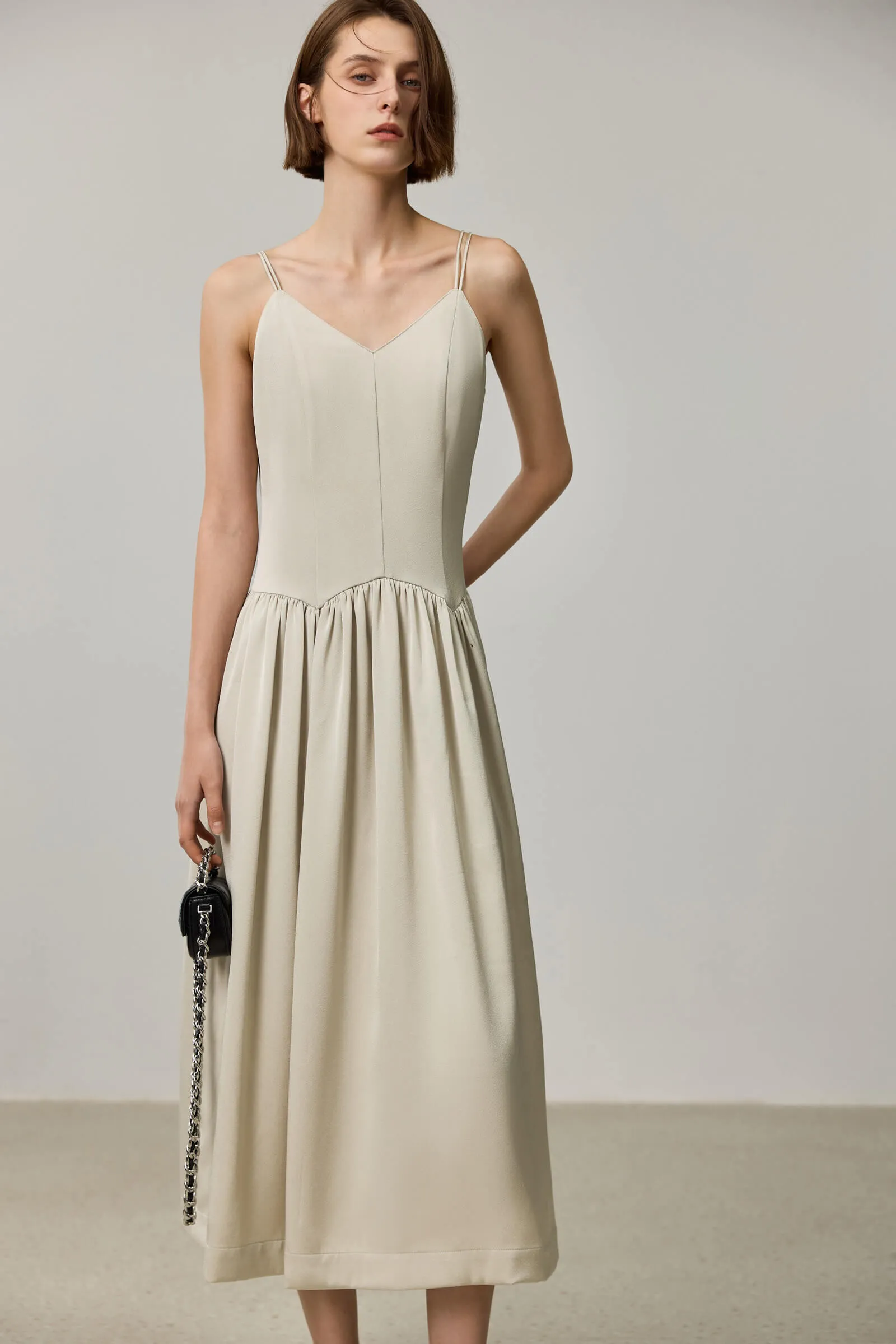 LILY Acetate Slip Dress