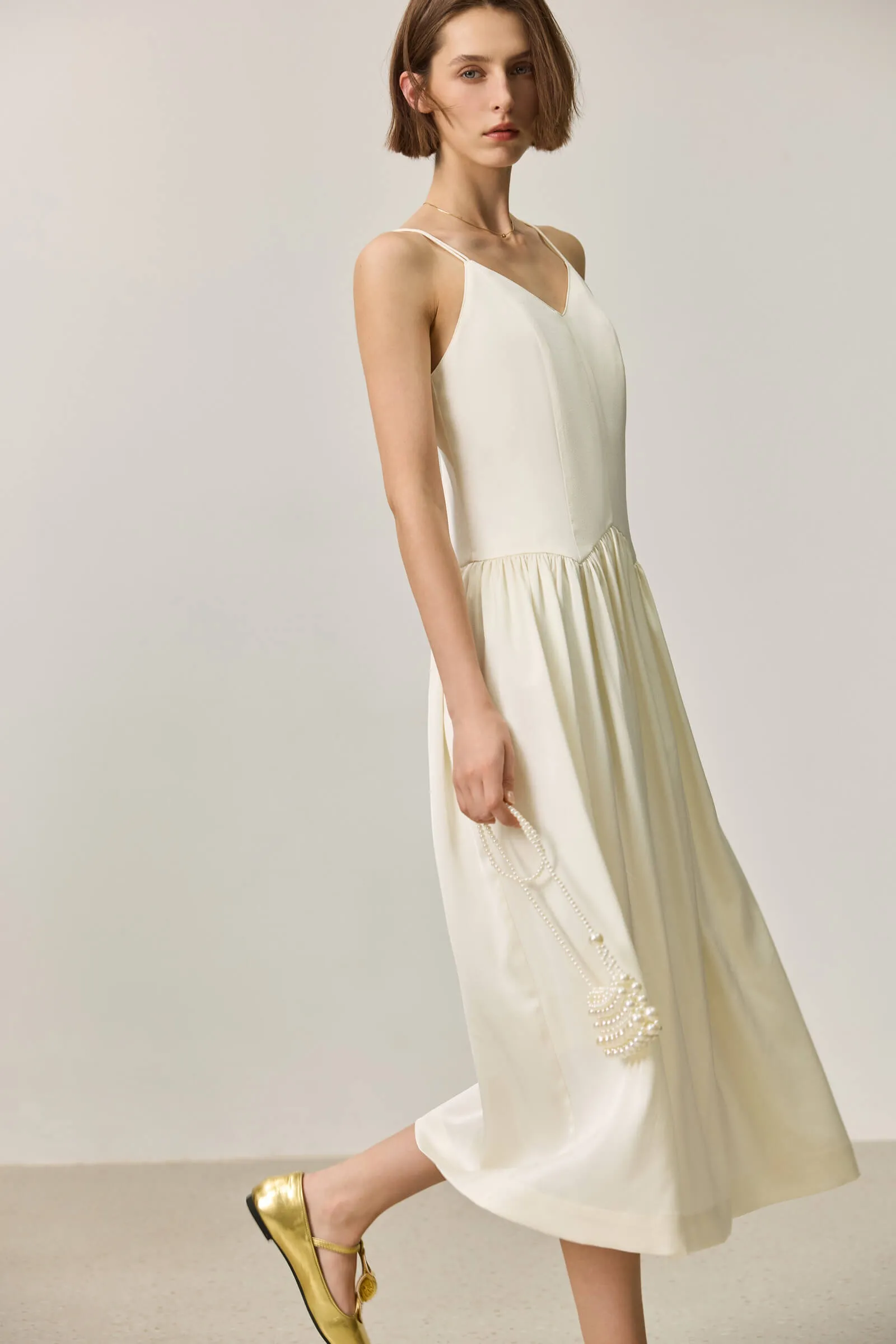 LILY Acetate Slip Dress