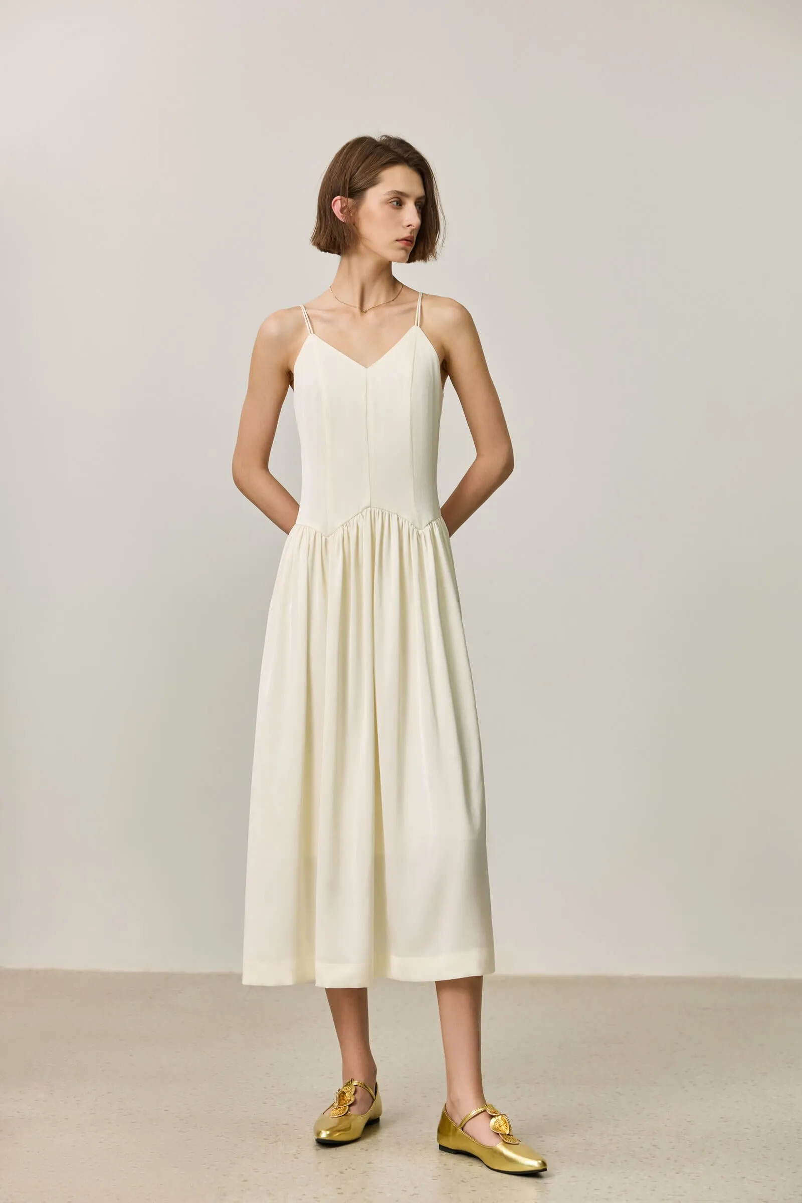 LILY Acetate Slip Dress