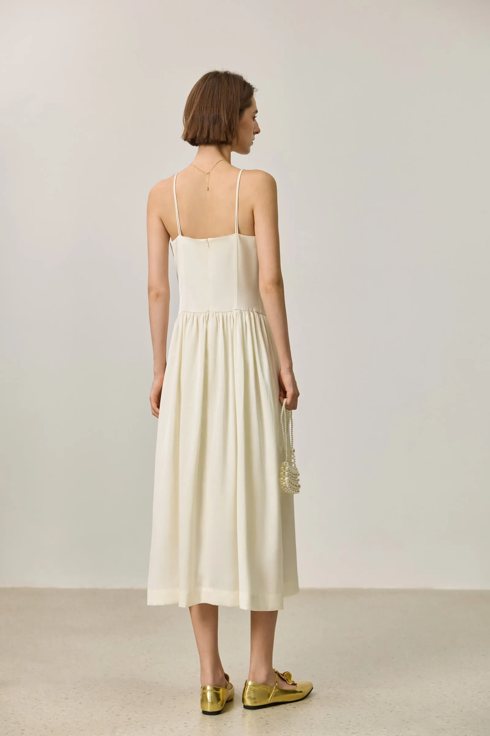 LILY Acetate Slip Dress