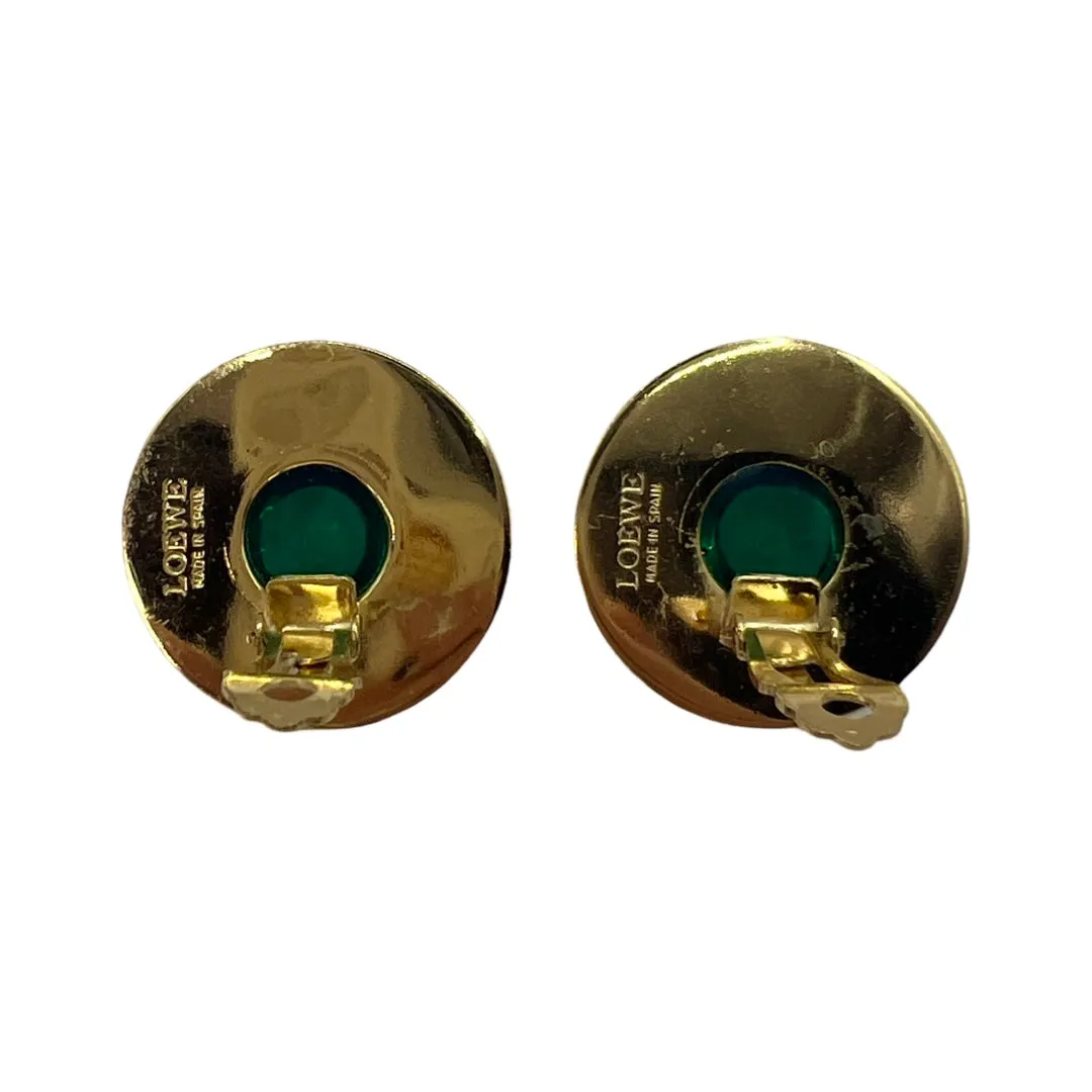 Loewe Vintage Glass Stone Earrings